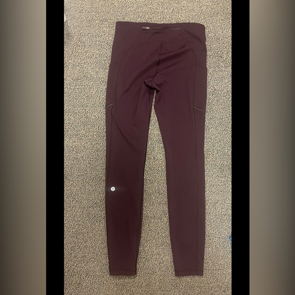 Lululemon purple Leggings with pockets